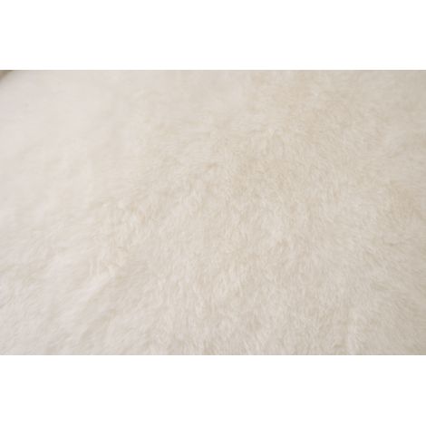 Pouf en peluche douce crème pour enfants, fauteuil relax ergonomique pour chambre et salon (1/5)