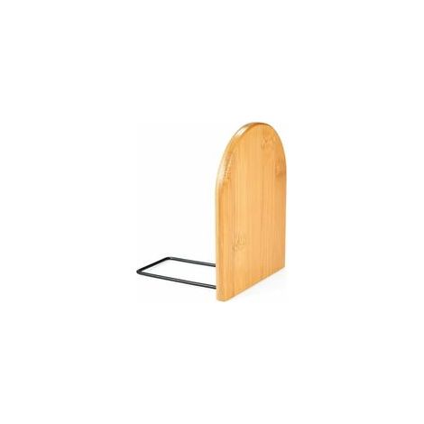 Grand support de livre en bambou style fer forgé, épais – (1/5)
