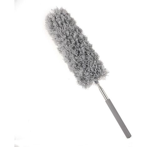 Plumeau Poussière,Plumeau Télescopique Microfibre avec Poignée en Acier Inoxydable Plumeaus Lavable Parfait pour Éliminer la Poussière chez Vous ou dans Votre Voiture (1/4)
