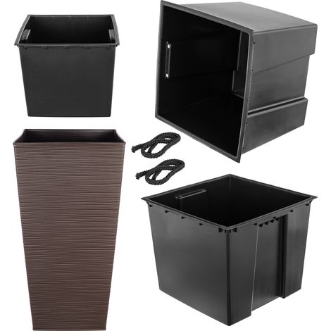 Filiyano-Insert pour pot de fleurs KADAX, carré universel 35 x 35 cm (1/5)