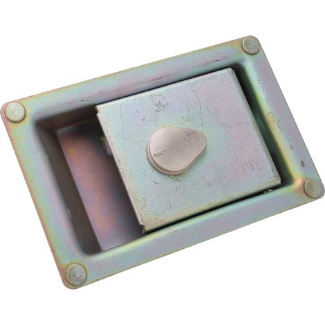 Serrure de porte latérale de pompe hydraulique en alliage pour excavatrice Hyundai avec 2 clés, verrou de pompe latéral (1/5)