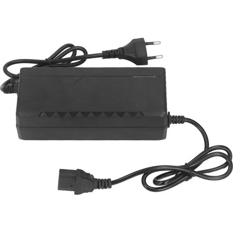 Chargeur de batterie vélo électrique, tension large, protection multiple, câble de charge, prise UE, 110-220V, 180W (1/5)