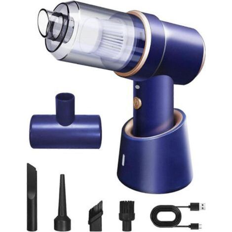 Aspirateur 3 en 1, silencieux, léger, portable, avec lumière LED, pour voiture (1/5)