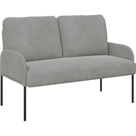 Maison Exclusive - Divani con cuscino 110cm Grigio chiaro Legno compensato