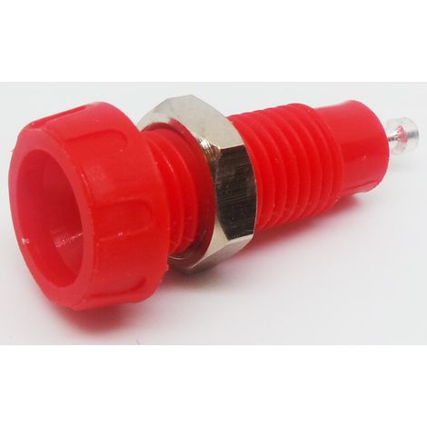 Fiche banane RS PRO Rouge Femelle 10A 50V