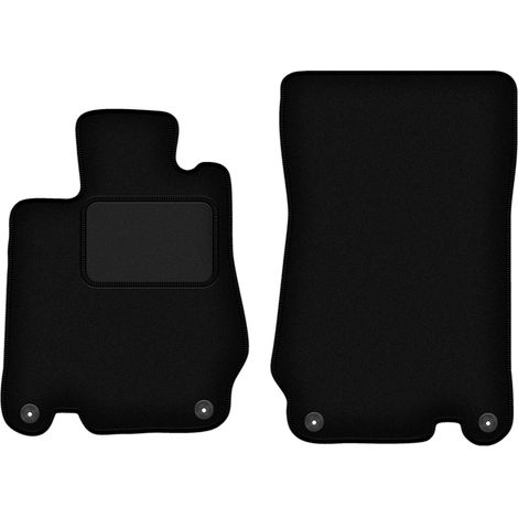 Tappetini in velluto nero per: Mercedes SL R230 roadster (2001-2011) (1/5)