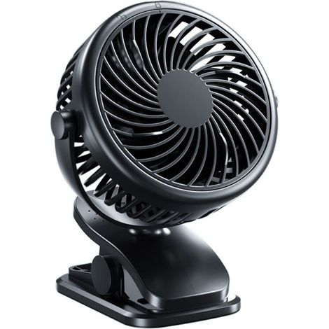 Mini ventilateur de bureau, USB 3 vitesses, rotation à 360°, adapté à la maison, au bureau, à l'extérieur. (1/5)