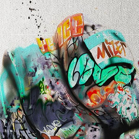 Anarchy - Quadro Canvas Contemporaneo su telaio in legno - Misura: 50x70 cm (1/4)