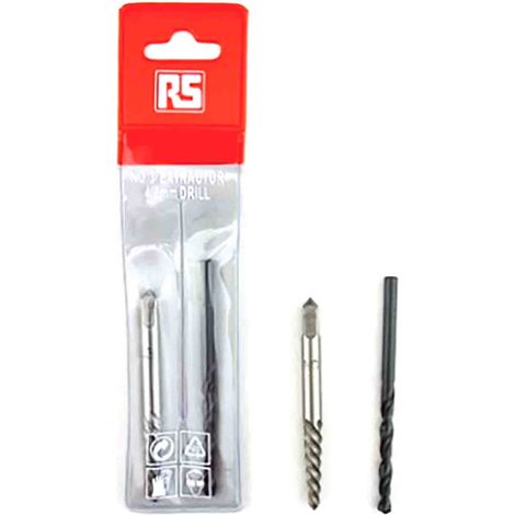Extracteur de vis RS PRO 2 pièces Acier ( Prix pour 1 Jeu )