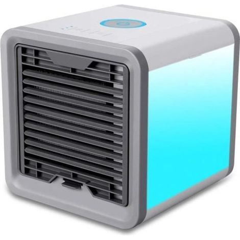 1 unité Refroidisseur d'air, climatiseur mobile, humidificateur 3-en-1 pour bureau, chambre et espace personnel