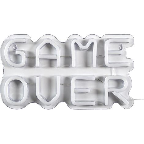 Lampe led effet néon mural game over avec port USB (1/5)