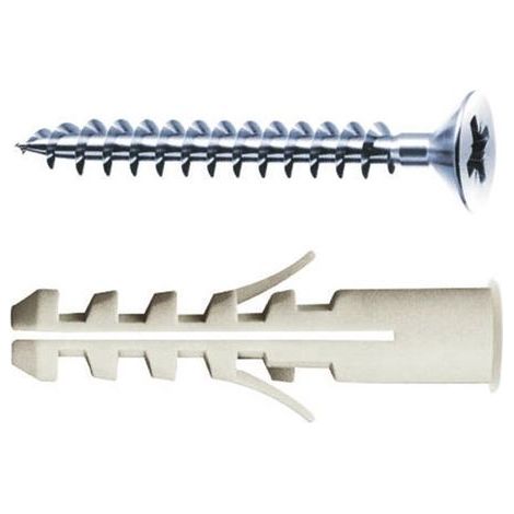 TASSELLO NYLON Ø10MM C/VITE E COLLARINO "HTCB105"MCV108 (1/2)