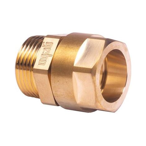 Raccord à compression laiton pour tube multicouche ø26 - M26/34