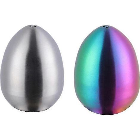 Gewürzdose aus Edelstahl für Eier, Salz- und Pfefferstreuer mit drei Löchern – 26-farbige True Color Magic Color (1/5)