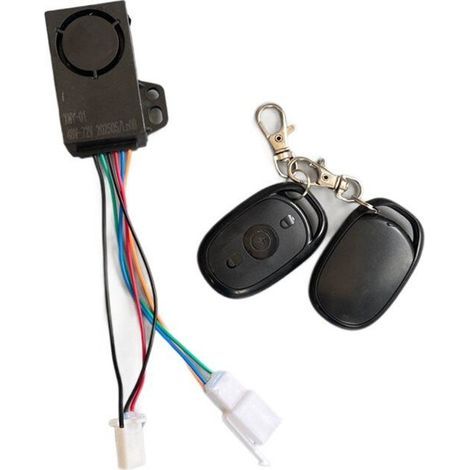 Klaxon pour Véhicule électrique, Deux et Trois Roues, Accessoires pour Voiture et Moto, 48/60 V, Noir. (1/2)
