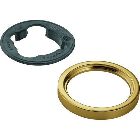 Grohe Rosette rund für Waschtischbatterie ohne Zugstange, Cool Sunrise, 48603GL0 (1/2)