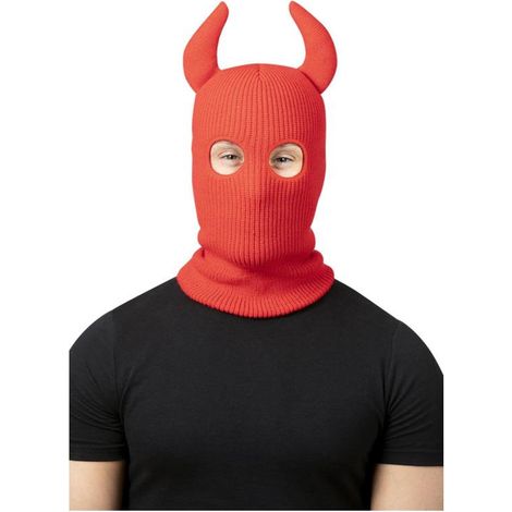 Devil Balaclava Ski Mask - with Horns - 52836