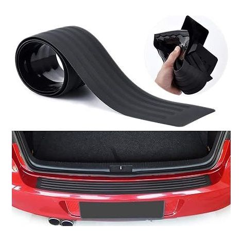 Rear Bumper Protector, Universal Car Bumper Protector, Rubber Rear Protection for Car Boot Rear Bumper (104 x 9 cm)