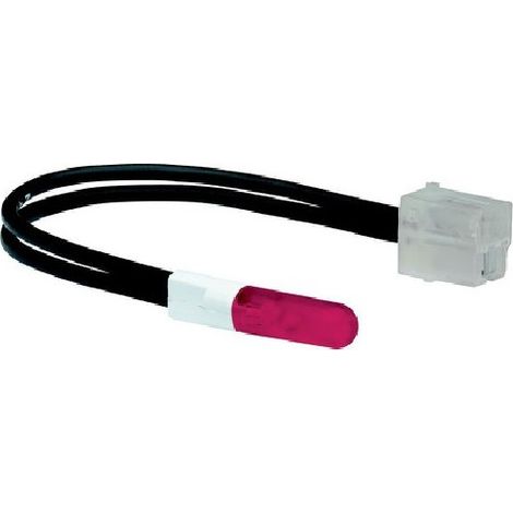 Hager – Lampe témoin LED 250V rouge – Indice de protection IP20 – Pour espaces confinés – Série Systo Essensya
