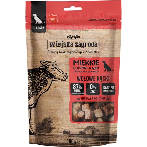 Wiejska Zagroda Snack per cani adulti da manzo 100g
