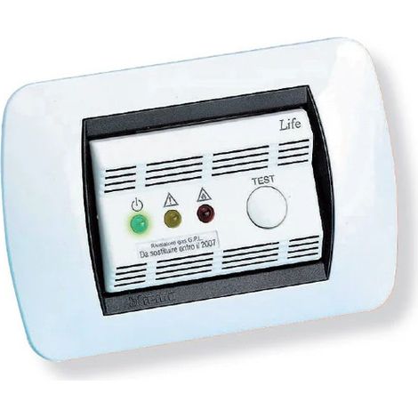 Rivelatore Fughe Di Gas Gpl Life Bianco (Geca Cod. 36900681)