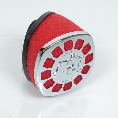 Luftfilterhorn Ø36mm abgewinkelt 30° malossi rot 0411460 e14 für (1/3)