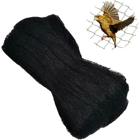 Filet anti-oiseaux, filet anti-oiseaux 4 m x 10 m, filet de protection contre les oiseaux (1/3)