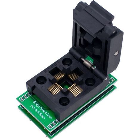 Convient aux adaptateurs de programmateur de circuits intégrés TQFP32 et QFP32 vers DIP32, aux supports de test de puces et aux tests de circuits intégrés. (1/3)