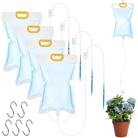 Sac Darrosage Automatique, Système Dirrigation avec Interrupteur de Commande Réglable, Dispositifs Arrosage pour Pla