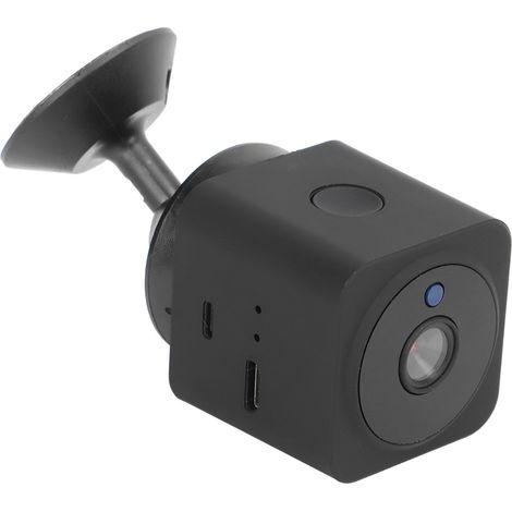 Mini caméra HD 1080p avec vision nocturne infrarouge, télécommande sans fil Wi-Fi, interphone bidirectionnel et caméra DV. (1/5)