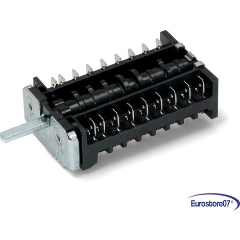 COMMUTATORE FORNO  EGO 42.04000.020    4 posizioni. 16A. Alberino: 23mm. (1/4)