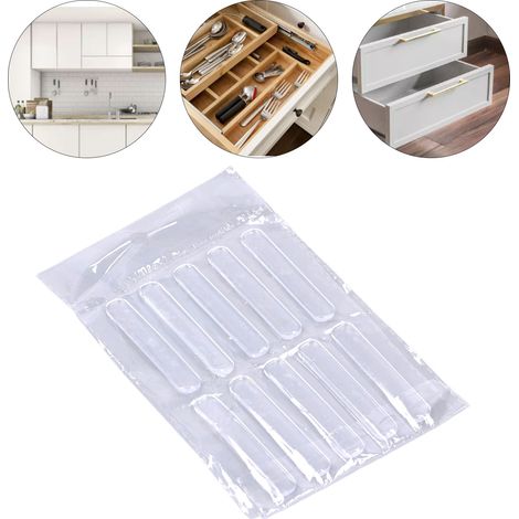 Tapis ovale transparent antidérapant et anti-collision 63 x 10 x 2,5 mm (1/5)