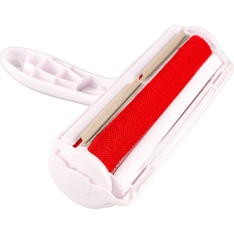 Rouleau anti-poils d'animaux réutilisable avec poignée ergonomique pour chats, chiens, meubles et sièges de voiture