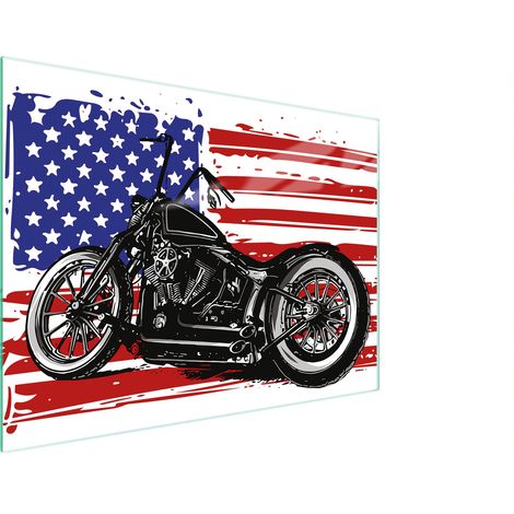 Glasschneidebrett 30x22 Motorrad (1/5)