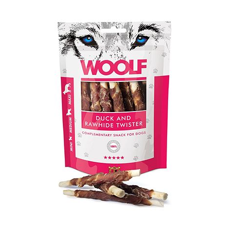 Woolf Snack Rotolini Anatra con Pelle Grigliata 100gr