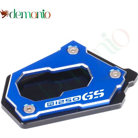 (Bleu R1250GS) Support de béquille latérale pour moto, accessoire compatible avec BMW R1200GS, R 1200 GS LC Adv et R1250GS Adventure maxpower (1/4)
