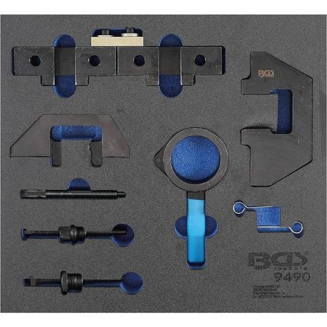 Insert de Servante d'Atelier 2/3 Coffret de Calage - Pour BMW M42, M43, M50, M52, M60, M51 - Organisation et Protection - D-Work