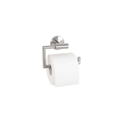 Portarrollos de papel higiénico de acero inoxidable macizo, soporte para rollo de papel higiénico – Montaje sin taladro, ideal para cocina y baño, 15 x 15 cm - Crezuo
