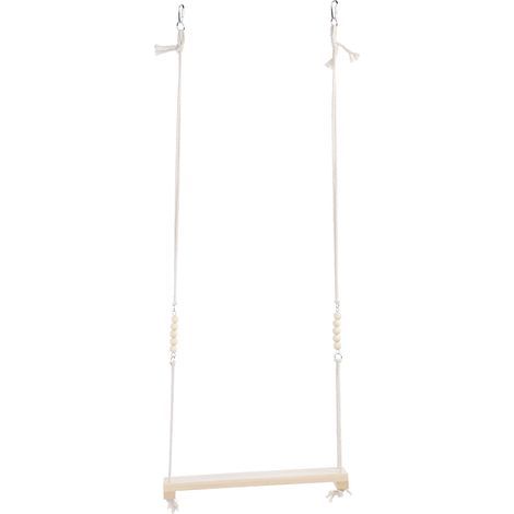 Jouet balançoire perroquet – pinwood – barre support – mâcher / mordre / jouer – sécurité (1/5)