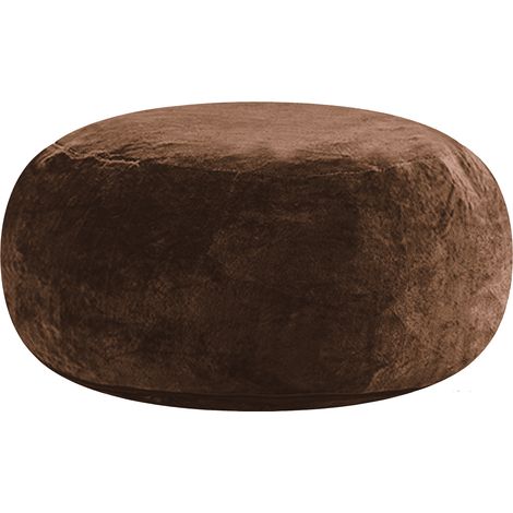 Sitzsack Sofa 100 x 100 x 50 cm Braun (1/4)
