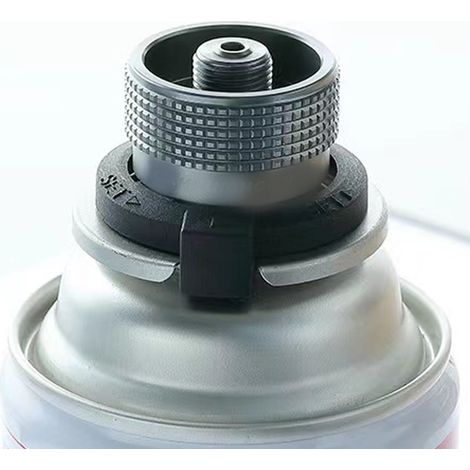 Boîtier adaptateur pour réchaud de camping à gaz, étanche, idéal pour les pique-niques, le camping et les barbecues. Compatible avec les réchauds à gaz à cartouche longue Z11. Support non inclus. (1/5)