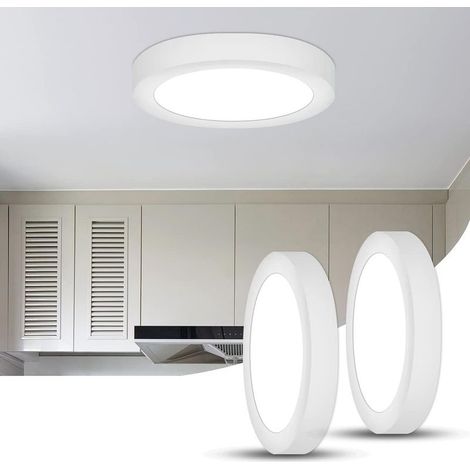 1Pc Plafonnier LED,15W 6500K Blanc Froid,Moderne Lampe de Plafond Plafonnier Rond,Plafonnier Led Plat pour Chambre,Salon,Salle à Manger (1/5)
