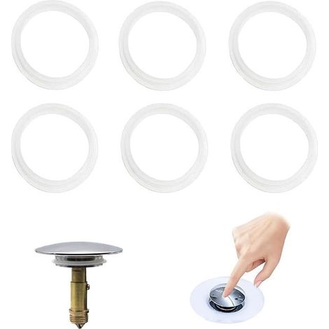 Sealing strips, sink seals, overflow plugs, bathtub seals