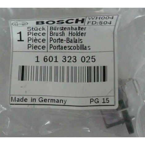 Repuesto original BOSCH 1601323025  Portaescobillas