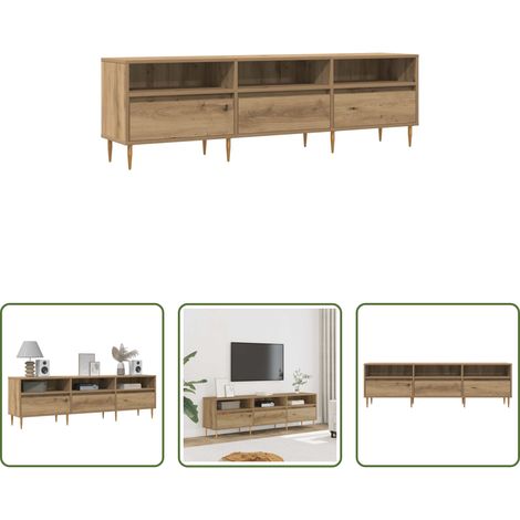 Holzwerkstoff - TV-Schrank Artisan-Eiche 150x30x44,5 cm Holzwerkstoff (1/5)