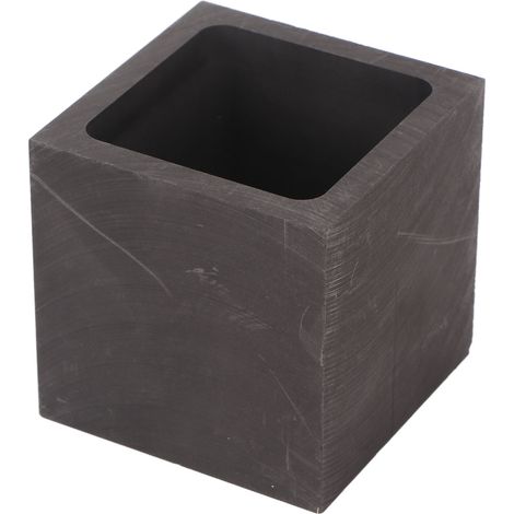 Moule en graphite carré pour coulée d'or 1000g et argent 540g, résistant à la chaleur, économe en énergie, moule à lingot. (1/5)
