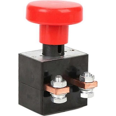 250A Not-Aus-Schalter, Sicherheitsabschaltknopf für Gabelstapler, Hochleistungs-Elektrotrennvorrichtung. (1/5)