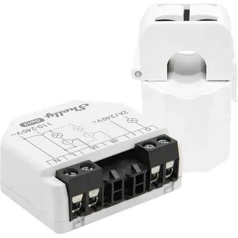 Contador de electricidad Shelly Relais "EM Gen3" wlan Stromzahler Messfunktion inkl. 1x 50A Klemme (3800235261873) (1/5)