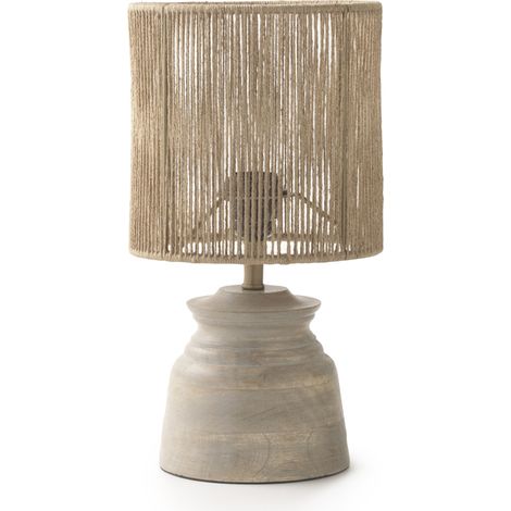 Jute-Tischlampe