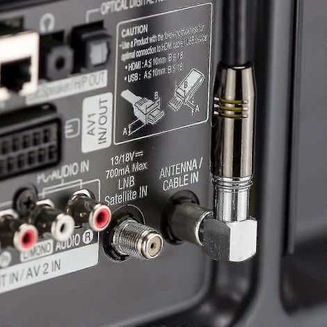 Adaptateur décodeur RF mâle vers RF femelle, adaptateur TV femelle vers mâle (1/5)